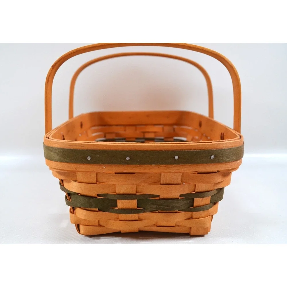 1996 Longaberger Holiday Cheer Basket Clot. Liner‎ & Protector 12L x 8W x 4.25H